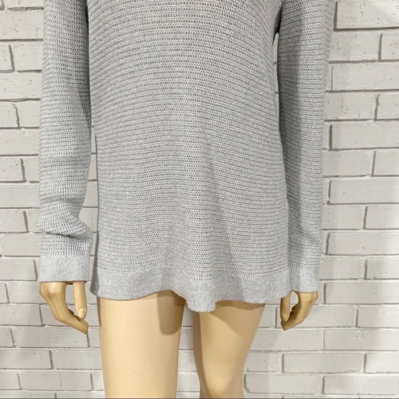 Eileen Fisher Women’s Gray Shimmer Sweater - Picture 3 of 10